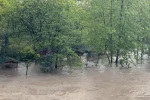 Tokat’ta yazın serinleten kamelyalar sular altında kaldı 