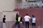 Torreira’ya saldırının ardından yaşanan kargaşa kamerada 