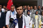 Trabzon’da doktor adaylarından "Hayat Kurtaran Eller Gazze’deki Katliama Susamaz" protestosu 