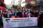 Trabzon’da "Gazze İçin Adalet, Filistin İçin Özgürlük" yürüyüşü 