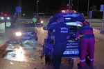 Trafik kazasında yaralanan sürücü, kızı ve torununu görmeden hastaneye gitmek istemedi 