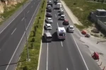 Trafikte fermuar sistemiyle ambulanslara hızlı geçiş hedefleniyor 