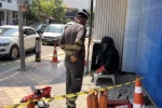 Trafoda yangın çıktı, vatandaşlar ATM’den para çekmeye devam etti