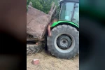 Traktör ile römork arasına sıkışan orman işçisi hayatını kaybetti
