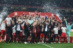 Trendyol 1. Lig play-off şampiyonu Çorum FK kupasına kavuştu 