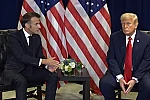 Trump ve Macron görüşmesinde Filistin anlaşmazlığı 