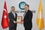 TÜBA-TESEP Ödüllü Prof. Dr. Orhan Yazıcı’ya plaket takdim edildi 