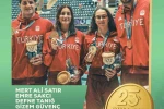 Türkiye, yüzmede 6 altın, 2 gümüş, 1 bronz madalya kazandı 