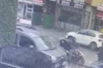 Ümraniye’de park halindeki motosikleti çalan şahıs seyir halinde yakalandı 