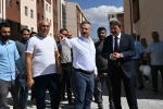 Vali Aksoy, Taptuk Emre Kız Öğrenci Yurdu inşaatında incelemelerde bulundu 