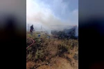 Yangında bağevi kullanılamaz hale geldi 