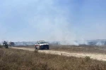 Yangını söndürmek için herkes seferber oldu