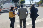 Yaya geçidinde aracın çarptığı kişi yaralandı 