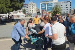 Yaya geçidinden geçen vatandaşa otomobil çarptı: 1 yaralı 