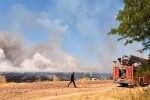 Yerköy’de yaklaşık 100 dekar alan kontrollü olarak yakıldı 