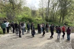 Yeşillikler beldesi Tut ilçesinde doğa yürüyüşü 