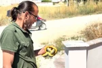 Yılanları çıplak elleriyle yakalayıp doğaya salıyor