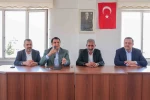 Yılmaz, fıstıkçılar sitesi esnafıyla buluştu