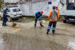 Yoğun yaşın ardından belediye ekipleri sahada