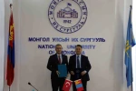 Yunus Emre Enstitüsü ile Moğolistan Devlet Üniversitesi arasında mutabakat zaptı imzalandı 