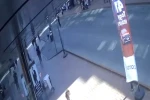 Zonguldak’ta 10 yaşındaki çocuğa motosikletin çarpma anı kamerada 