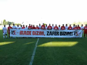 15 Temmuz şehitleri için sahaya çıktılar
