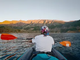 2 bin 250 metre rakımda kano keyfi
