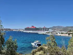 2 bin 521 yolcuyla Bodrum’a geldi
