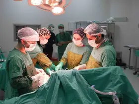 2 kilogramı aşan dev tümör başarıyla çıkarıldı
