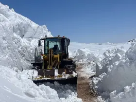2443 rakımda kar mesaisi

