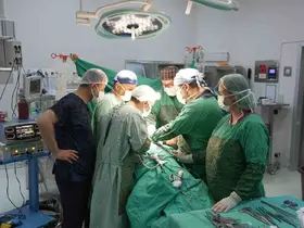 3 santimetrelik böbrek tümörü parsiyel nefrektomi ile çıkartıldı
