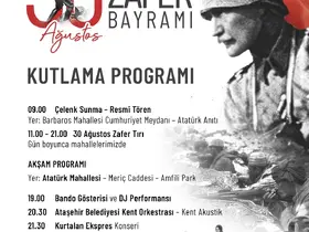 30 Ağustos Zaferi Ataşehir’de coşkuyla kutlanacak
