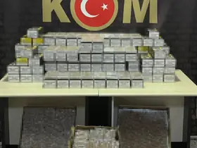 30 bin adet dolu makaron ele geçildi
