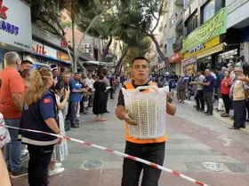 30 kiloluk kelterlerle kıyasıya yarıştılar
