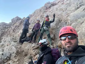 4123 metrelik Suppa Durek zirvesine tırmandı
