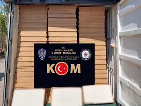 560 tepsi sigara filtresi ele geçirildi
