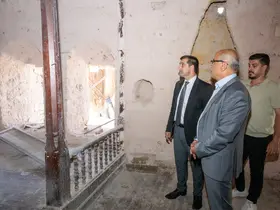 6 Şubat’ta hasar gören tarihi konak yeniden ayağa kaldırılıyor
