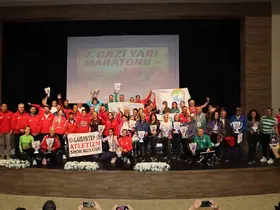 7. Gazi Yarı Maratonu’nda ödüller sahiplerini buldu
