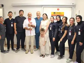 830 gram doğan prematüre bebek, 144 günlük yaşam mücadelesinin ardından sağlığına kavuştu
