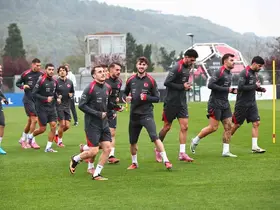 A Milli Futbol Takımı, Bulgaristan maçı hazırlıklarını sürdürdü
