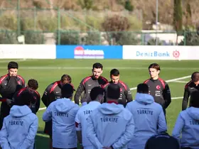 A Milli Futbol Takımı, İspanya maçı hazırlıklarına başladı
