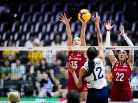 A Milli Kadın Voleybol Takımı, ABD’ye mağlup oldu
