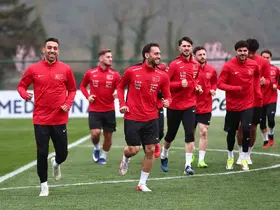 A Milli Takım, Romanya maçı hazırlıklarını sürdürdü

