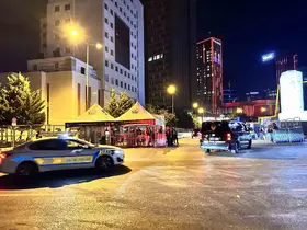 ABD Başkanı Trump, konaklayacağı otele giriş yaptı
