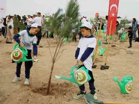 Adana’da 840 bin fidan toprakla buluştu
