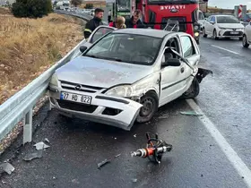 Adıyaman’da dört araç zincirleme kaza yaptı: 4 yaralı

