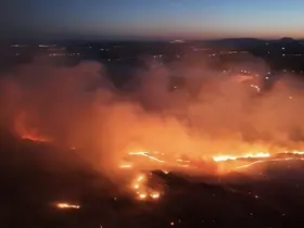 Adıyaman’da ormanlık alanda yangın

