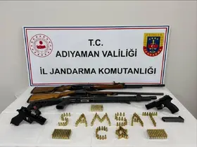 Adıyaman’da silah kaçakçılığı operasyonu: 1 gözaltı
