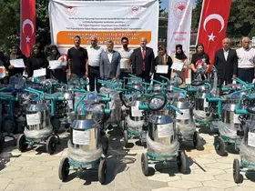 Adıyaman’da süt sağım makineleri üreticilere dağıtıldı
