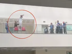 Adliyedeki intiharı güvenlik amiri engelledi

